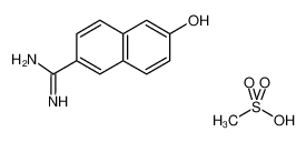 6-Hydroxy-2-naphthimidamide methanesulfonate salt 82957-06-0