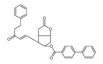 (3aR,4R,5R,6aS)-2-Oxo-4-[(1E)-3-oxo-5-phenyl-1-penten-1-yl]hexahy dro-2H-cyclopenta[b]furan-5-yl 4-biphenylcarboxylate 41639-72-9