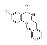 5-CHLORO-2-METHOXY-N-(2-PHENYLETHYL)BENZAMIDE 33924-49-1