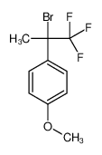 76954-04-6 1-(2-bromo-1,1,1-trifluoropropan-2-yl)-4-methoxybenzene