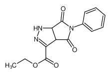 4,6-二氧代-5-苯基-1,3A,4,5,6,6alpha-六氢吡咯并[3,4-c]吡唑-3-羧酸乙酯