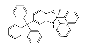 2-fluoro-2,2-diphenyl-5-trityl-3H-1,3,2λ<sup>5</sup>-benzoxazaphosphole