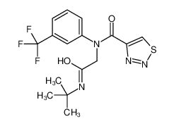 606115-70-2 structure, C16H17F3N4O2S