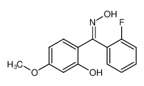 79938-22-0 spectrum, (E)-2'-fluoro-2-hydroxy-4-methoxybenzophenone oxime