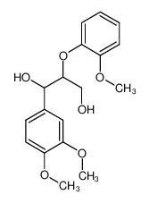 10535-17-8 spectrum, 1-(3,4-Dimethoxyphenyl)-2-(2-methoxyphenoxy)propane-1,3-diol