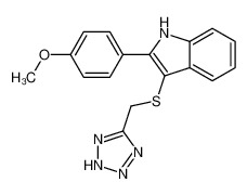 66355-01-9 structure, C17H15N5OS