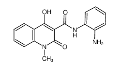 N-(2-aminophenyl)-4-hydroxy-1-methyl-2-oxoquinoline-3-carboxamide 151449-78-4