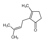 3-methyl-2-(3-methylbut-2-enyl)cyclopent-2-en-1-one 61900-44-5