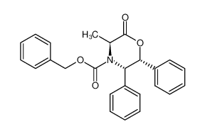 100516-58-3 spectrum, (3S,5S,6R)-4-(benzyloxycarbonyl)-5,6-diphenyl-3-methyl-2,3,5,6-tetrahydro-4H-1,4-oxazin-2-one