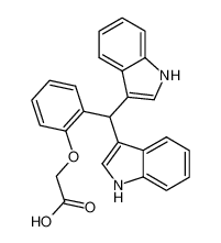 486442-77-7 2-{2-[bis(1H-indol-3-yl)methyl]phenoxy}acetic acid