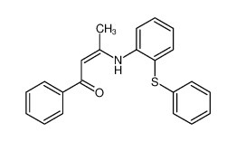 873665-45-3 1-phenyl-3-(2-phenylsulfanylanilino)but-2-en-1-one