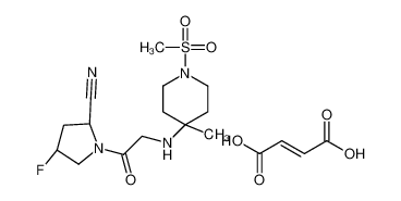 651055-26-4 structure, C18H27FN4O7S