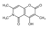 4-Hydroxy-3,6,7-trimethyl-2H-pyrano[3,2-c]pyridine-2,5(6H)-dione 380634-00-4