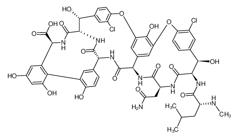 82198-76-3 structure, C53H52Cl2N8O17