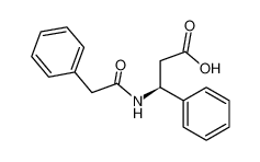 (3S)-3-phenyl-3-[(2-phenylacetyl)amino]propanoic acid 65414-83-7