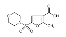 2-methyl-5-morpholin-4-ylsulfonylfuran-3-carboxylic acid 306936-37-8