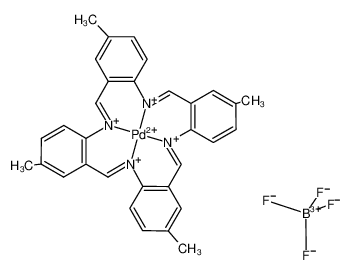 85167-37-9 structure, C32H28BF4N4Pd+++++