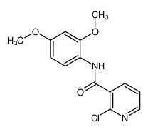 2-chloro-N-(2,4-dimethoxyphenyl)pyridine-3-carboxamide 158094-17-8