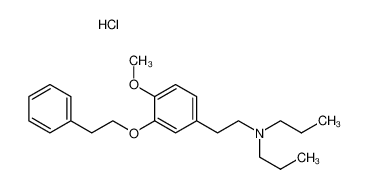 N,N-diethyl-2-[4-methoxy-3-(2-phenylethoxy)phenyl]ethanamine,hydrochloride 149409-57-4