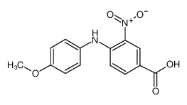 4-(4-Methoxyanilino)-3-nitrobenzoic acid 148304-22-7