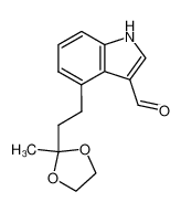 98664-96-1 spectrum, 4-(2-(2-methyl-1,3-dioxolan-2-yl)ethyl)-1H-indole-3-carbaldehyde