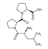 (2S)-1-[(2S)-1-[(2S)-2-amino-4-methylpentanoyl]pyrrolidine-2-carbonyl]pyrrolidine-2-carboxylic acid 121305-26-8