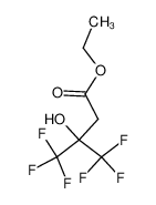 665-09-8 spectrum, 1,1,1-trifluoro-2-hydroxy-2-(trifluoromethyl)-4-butanoic acid ethyl ester