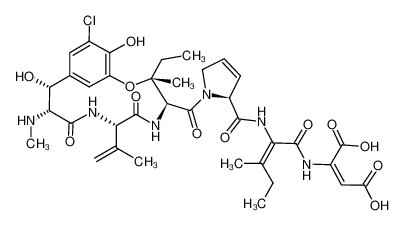 64925-80-0 structure, C36H45ClN6O12