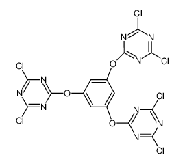 681459-62-1 structure, C15H3Cl6N9O3