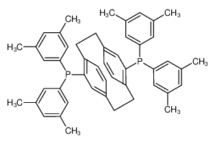 Tricyclo[8.2.2.2<sup>4,7</sup>]hexadeca-1(12),4,6,10,13,15-hexaene-5,11-diylbis[bis(3,5-dimethylphenyl)phosphine] 325168-89-6