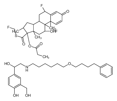 2-(hydroxymethyl)-4-[1-hydroxy-2-[6-(4-phenylbutoxy)hexylamino]ethyl]phenol 136112-01-1