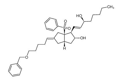 109125-00-0 spectrum, (1S,2R,3aS,6aR,E)-5-(5-(benzyloxy)pentylidene)-1-((S,E)-3-hydroxyoct-1-en-1-yl)-6a-(phenylsulfonyl)octahydropentalen-2-ol