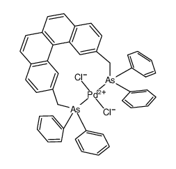 73848-88-1 structure, C44H36As2Cl2Pd