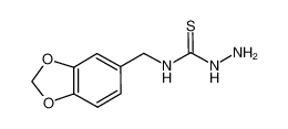 1-amino-3-(1,3-benzodioxol-5-ylmethyl)thiourea 206761-70-8