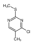 4-chloro-5-methyl-2-methylsulfanylpyrimidine 61044-96-0