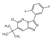 7-叔丁基-6-氯-3-(2,5-二氟苯基)-1,2,4-三唑并[4,3-beta]哒嗪