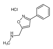 N-methyl-1-(3-phenyl-1,2-oxazol-5-yl)methanamine,hydrochloride 852227-84-0