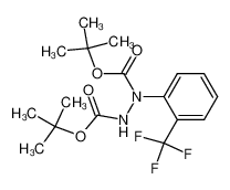 115171-06-7 di-tert-butyl 1-(2-(trifluoromethyl)phenyl)hydrazine-1,2-dicarboxylate