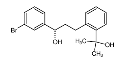 762273-01-8 (S)-1-(3-bromo-phenyl)-3-[2-(1-hydroxy-1-methyl-ethyl)-phenyl]-propan-1-ol