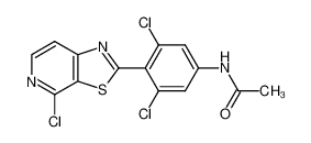 1365992-44-4 structure, C14H8Cl3N3OS