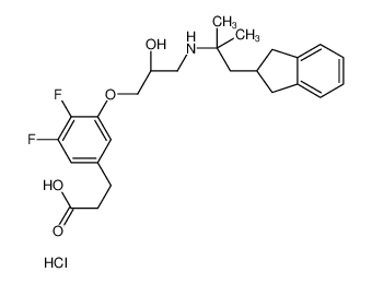 702686-96-2 structure, C25H32ClF2NO4