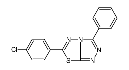 6-(4-氯苯基)-3-苯基-[1,2,4]三唑并[3,4-b][1,3,4]噻二唑