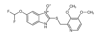 5-(二氟甲氧基)-2-{[(3,4-二甲氧基-1-氧代-2-吡啶基)甲基]硫基}-1H-苯并咪唑