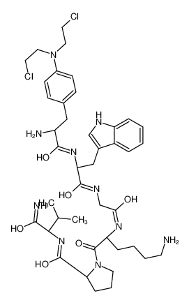 112983-70-7 structure, C42H60Cl2N10O6