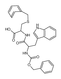 3-benzylsulfanyl-2-[[3-(1H-indol-3-yl)-2-(phenylmethoxycarbonylamino)propanoyl]amino]propanoic acid