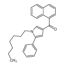 (1-Heptyl-5-phenyl-1H-pyrrol-3-yl)(1-naphthyl)methanone 914458-21-2