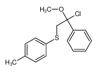 1-(2-chloro-2-methoxy-2-phenylethyl)sulfanyl-4-methylbenzene 565184-51-2