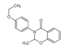 20978-99-8 3-(4-乙氧基苯基)-2-甲基-2H-1,3-苯并恶嗪-4(3H)-酮