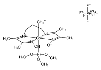 101224-80-0 structure, C15H33CoF6N4O5P2++
