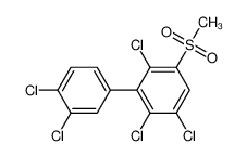 116807-23-9 structure, C13H7Cl5O2S